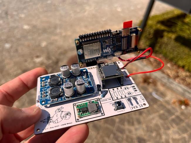 OccuSense-Platine mit Komponenten